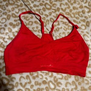 Victorias Secret Pink Racerback Sports Bra